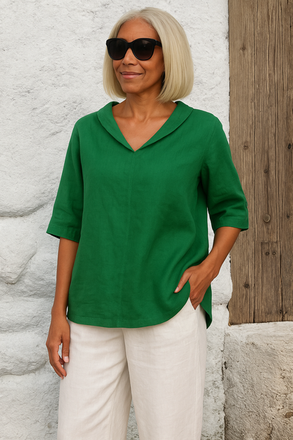 Effortlessly flattering blouse for women | Marena