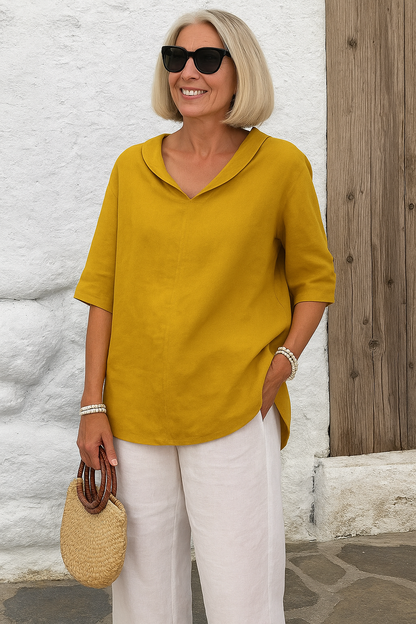 Effortlessly flattering blouse for women | Marena