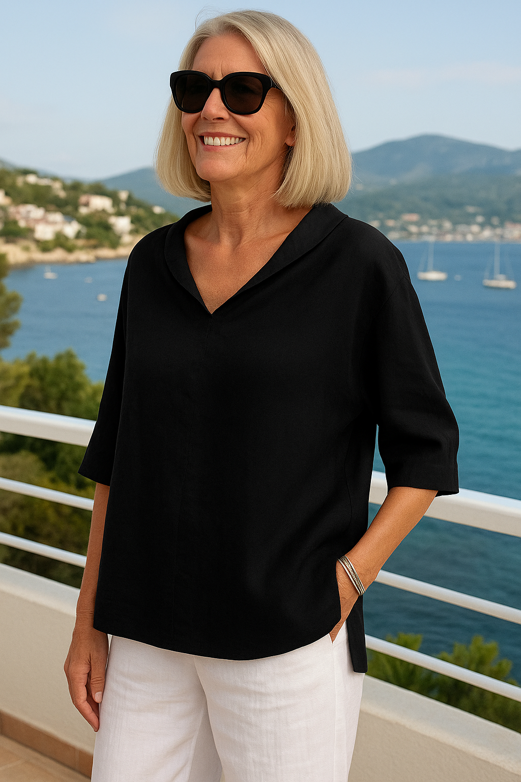 Effortlessly flattering blouse for women | Marena