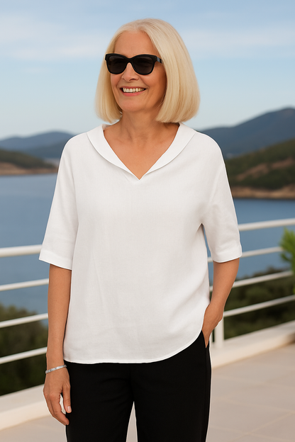 Effortlessly flattering blouse for women | Marena