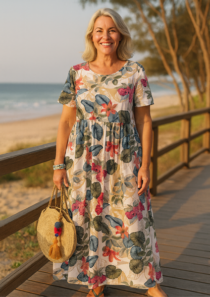 Floral maxi dress for women | Masie