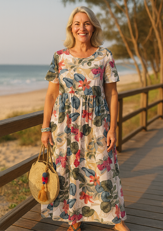 Floral maxi dress for women | Masie