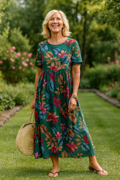 Floral maxi dress for women | Masie