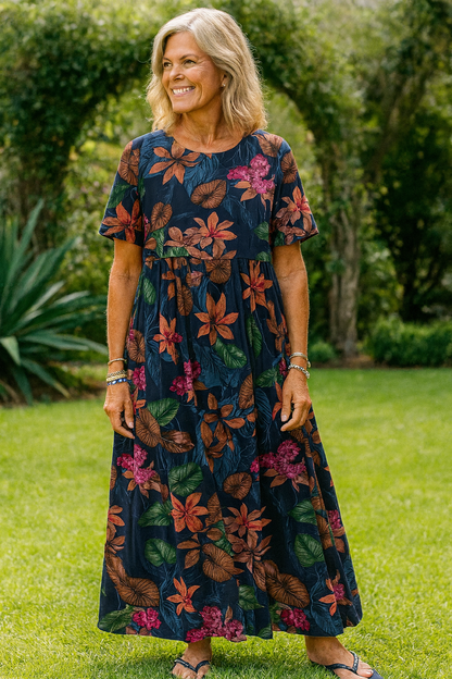 Floral maxi dress for women | Masie