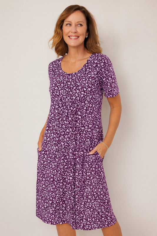 Floral midi dress for women | Maribelle