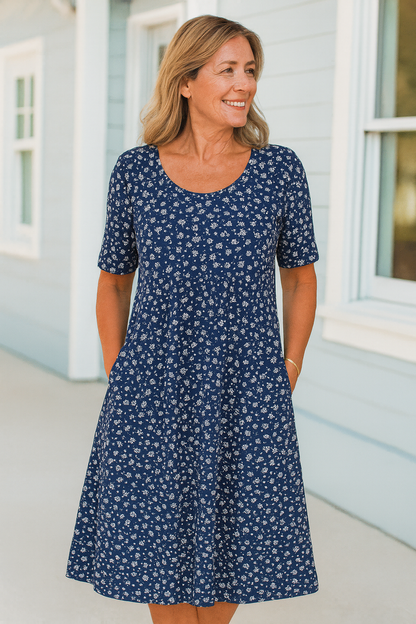 Floral midi dress for women | Maribelle