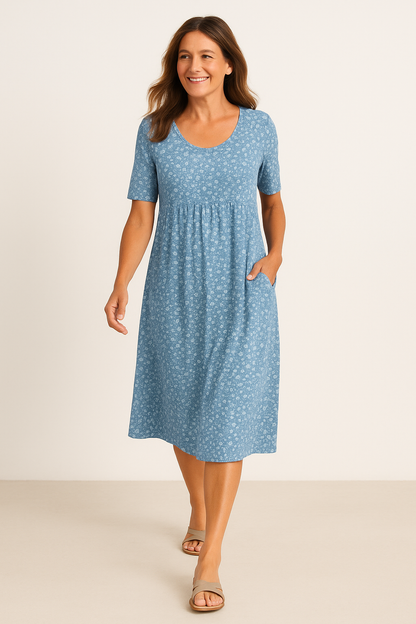 Floral midi dress for women | Maribelle