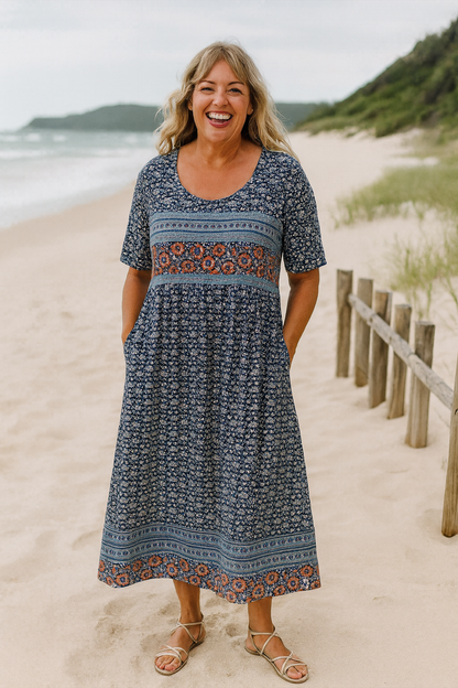 Everyday midi dress for women | Calani