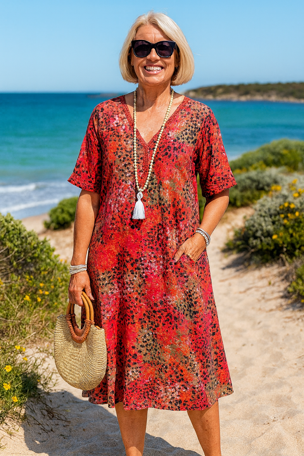 Elegant midi dress for women | Mary