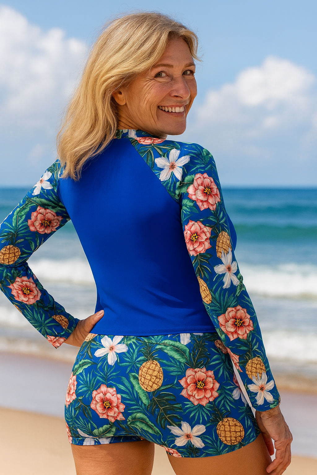 UV protection tankini set for women | AquaGrace