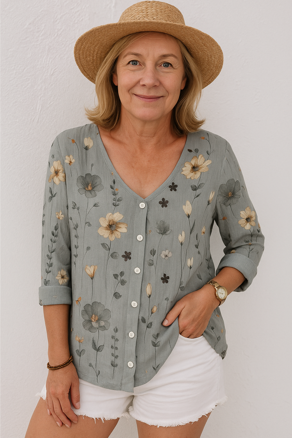 Floral everyday top for women | June