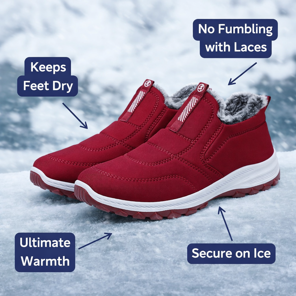 Anti-slip warm winter shoes for women | Evelyn -6