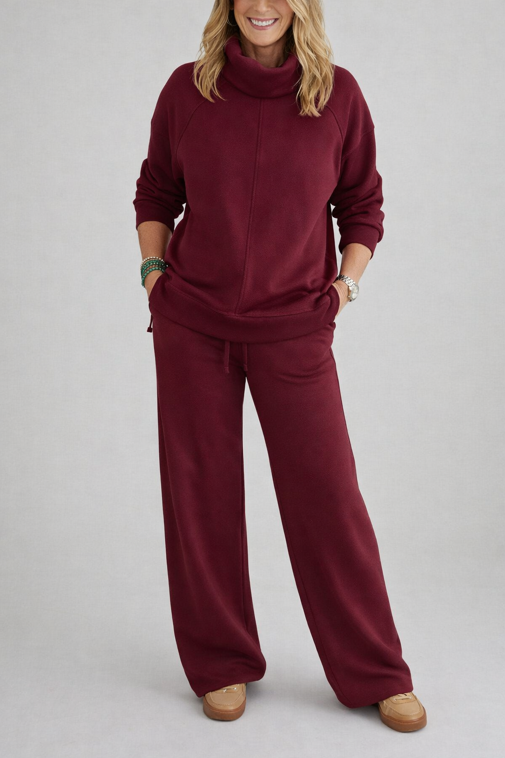 Soft elegant everyday co-ord set for women | Cecilia -4
