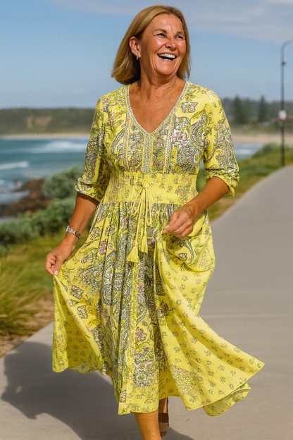 Bohemian maxi dress for women | Kiama