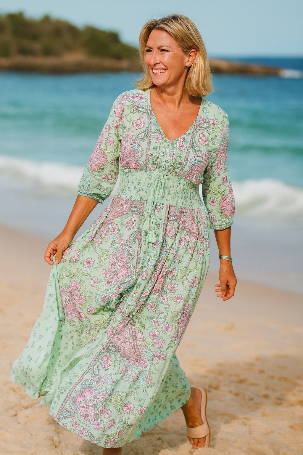 Bohemian maxi dress for women | Kiama