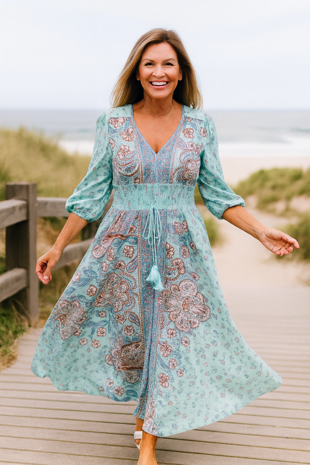 Bohemian maxi dress for women | Kiama