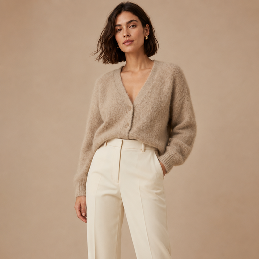 Luxurious classic everyday cardigan for women