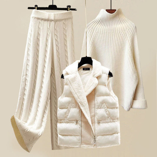 Coordinated cosy three-piece set for women | Elara -1