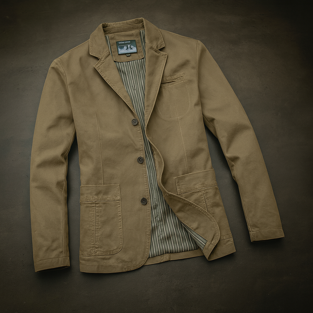 Cotton casual blazer for men | Harbor Ridge
