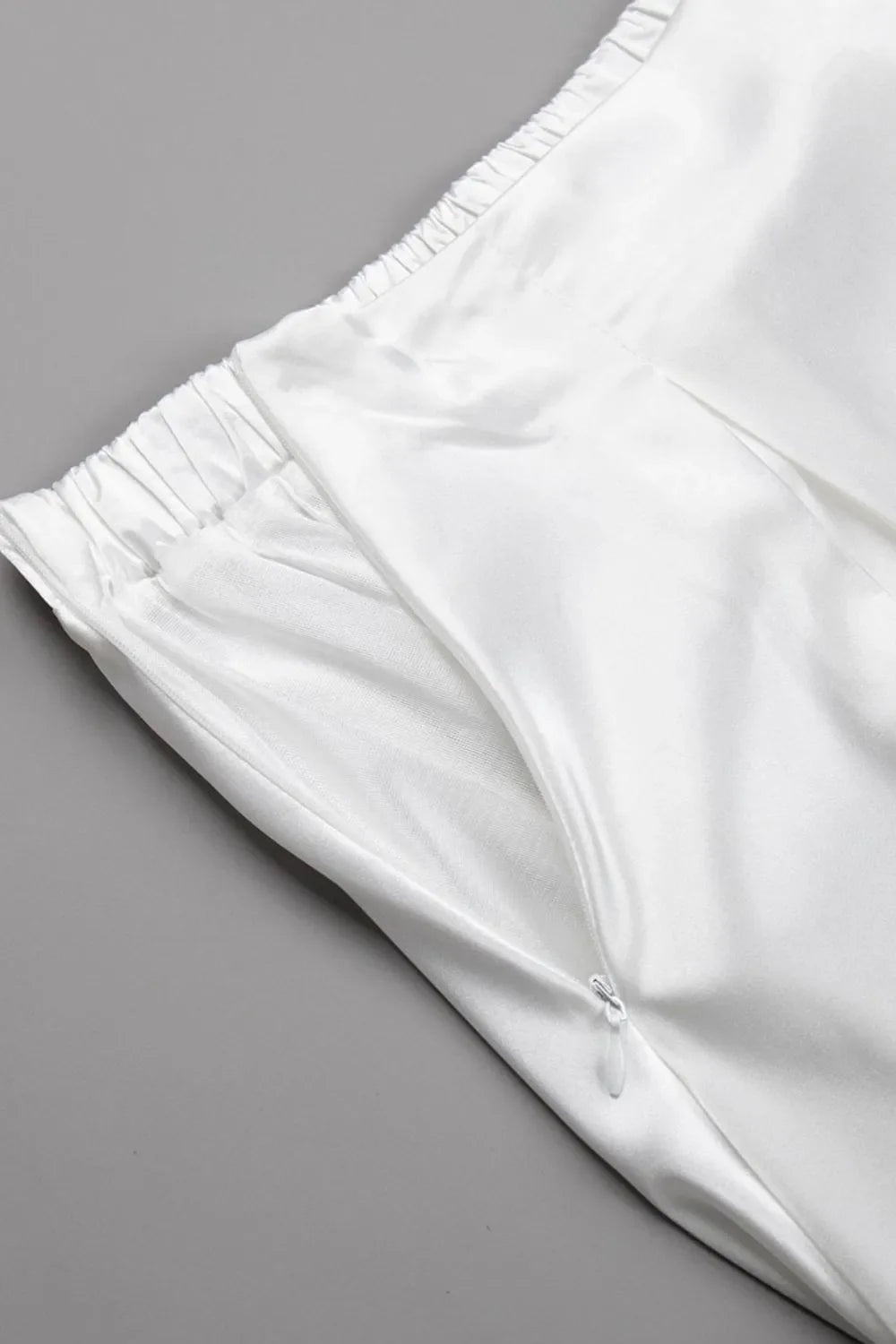 Satin maxi skirt for women -11