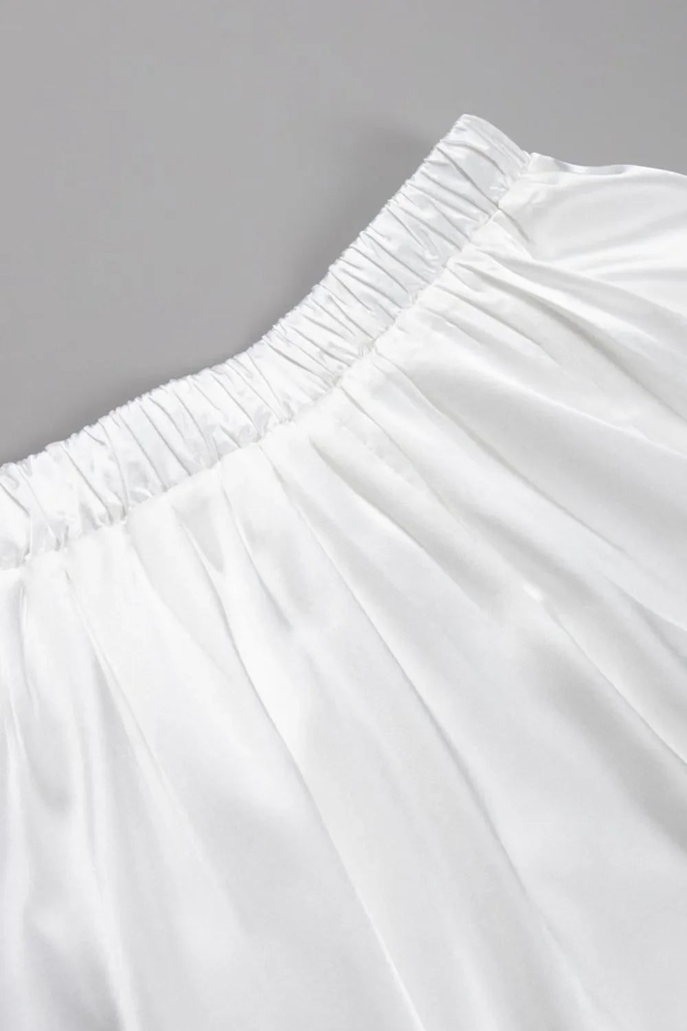 Satin maxi skirt for women -10