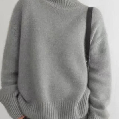 Oversized turtleneck jumper for women | Alina -9