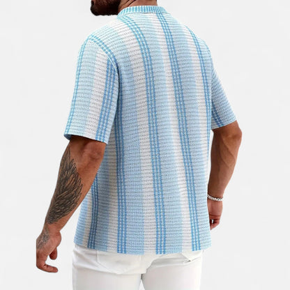 Button-front shirt for warm days for men | Elias