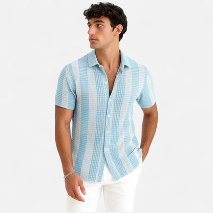 Button-front shirt for warm days for men | Elias