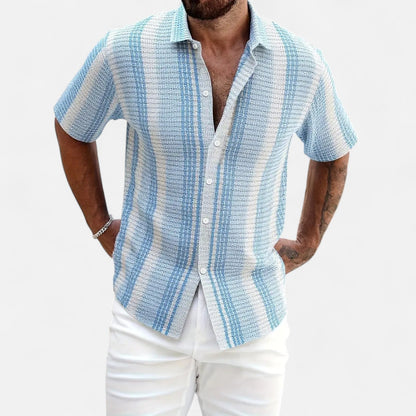Button-front shirt for warm days for men | Elias