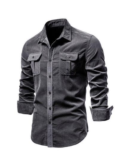 Straight-cut winter shirt for men | Rowan
