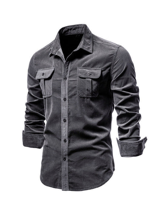 Straight-cut winter shirt for men | Rowan
