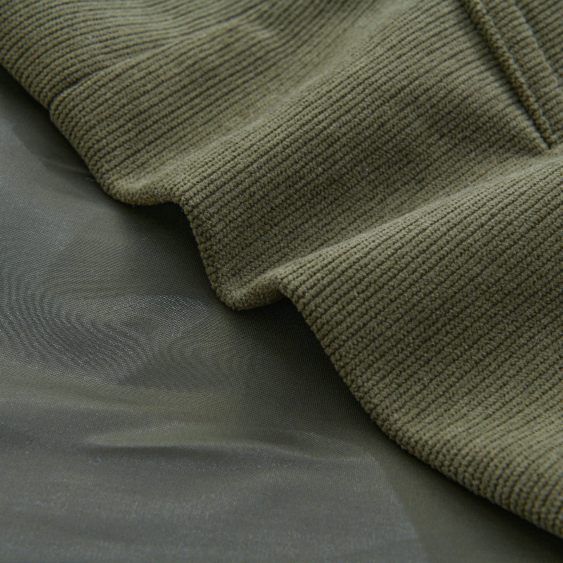 Slim-fit corduroy coat for men | Emerson -7