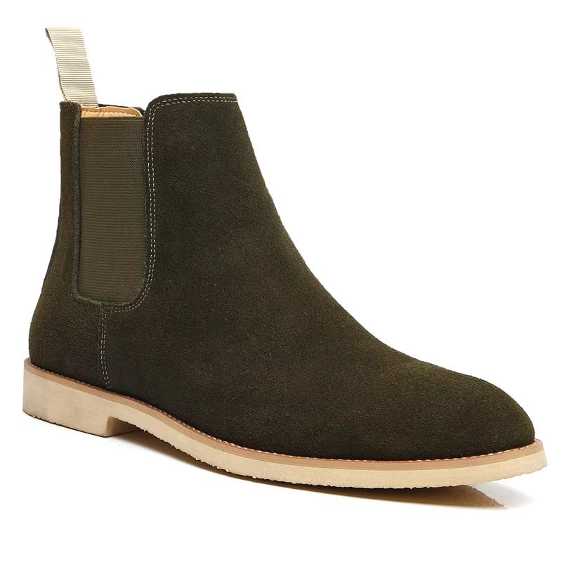 Chelsea ankle boots for men | Suede Leather -3