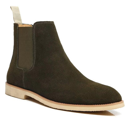 Chelsea ankle boots for men | Suede Leather -3