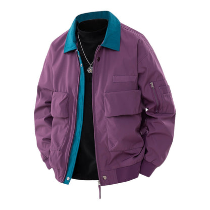 Modern bomber jacket for men | Rowan -2