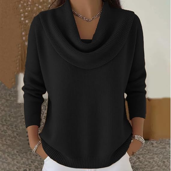 Classic collar knit everyday jumper for women | Eliza -4