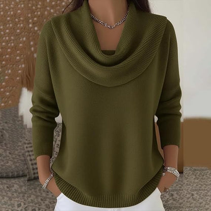 Classic collar knit everyday jumper for women | Eliza -3