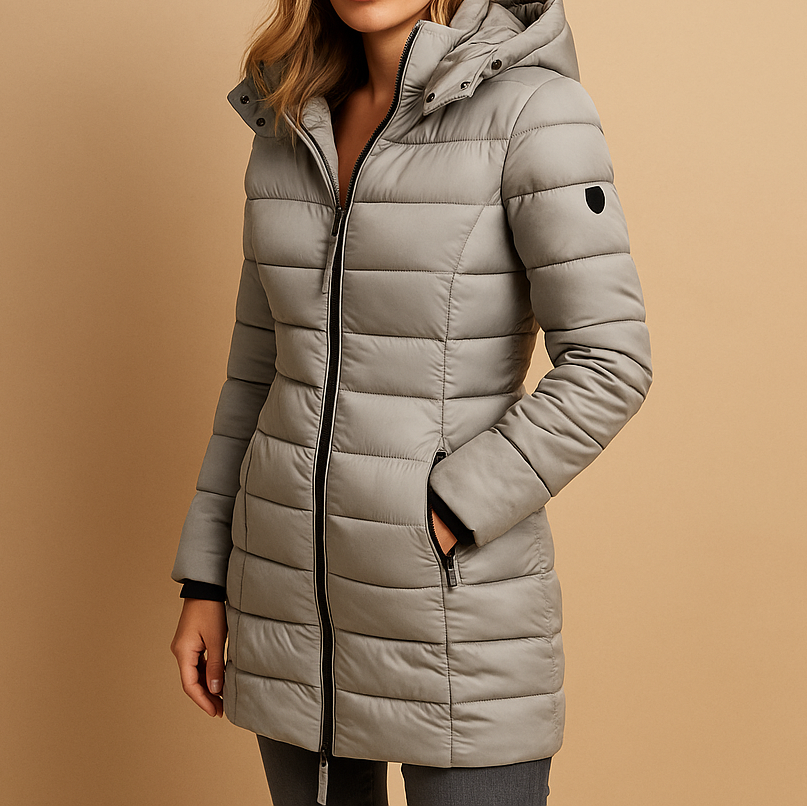 Warm elegant tailored winter coat for women | Elize -2