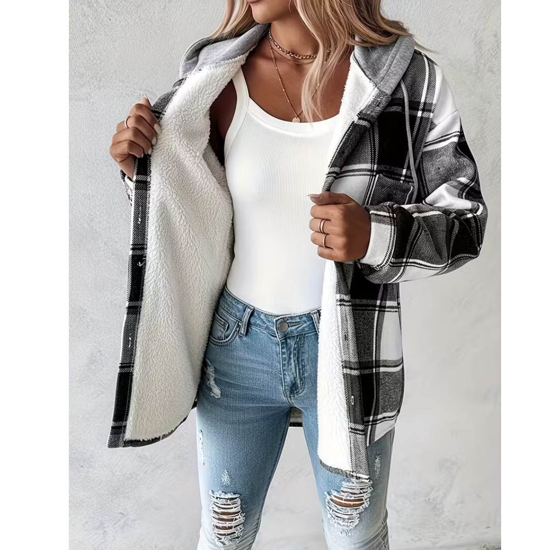 Elegant tailored autumn jacket for women | Hadley -4