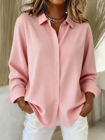 Elegant button everyday blouse for women | Aurelie -2