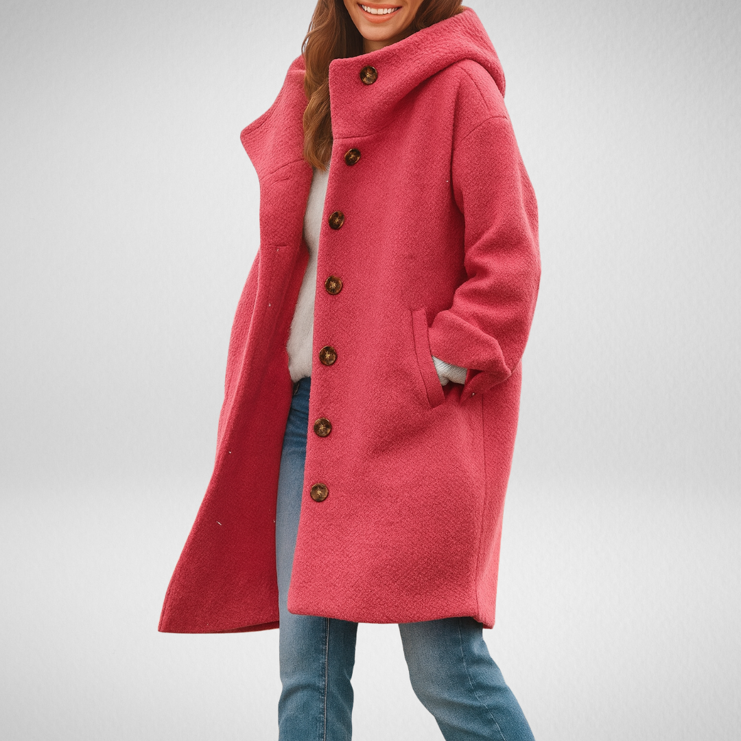 Coat casual elegant for women | Mi-Cuisse -1