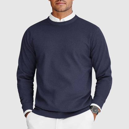 Classic crew neck jumper for men | Arven -5