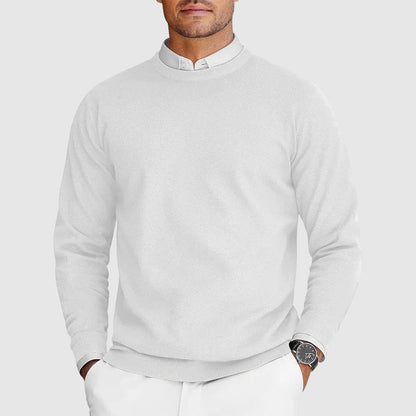 Classic crew neck jumper for men | Arven -2
