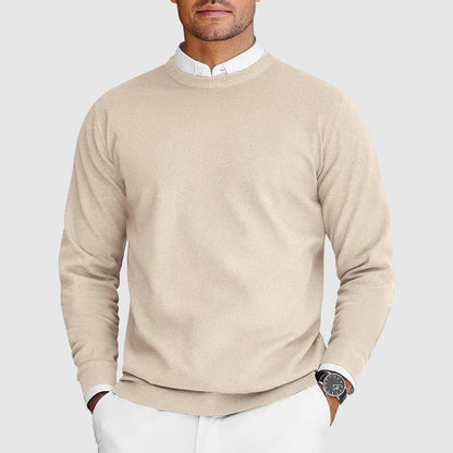 Classic crew neck jumper for men | Arven -3
