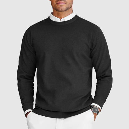 Classic crew neck jumper for men | Arven -1
