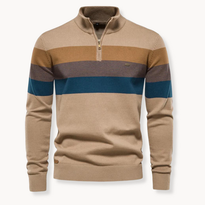 Classic quarter-zip everyday jumper for men | Burk -9