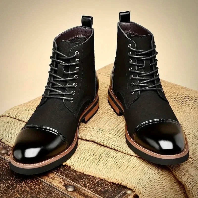 Classic oxford leather dress boots for men | Oliver Ashford -8