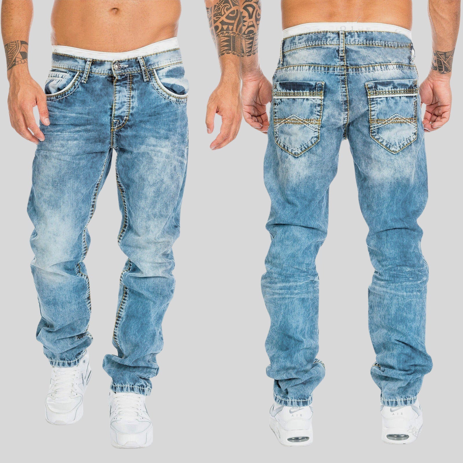 Urban slim-fit jeans trousers for men | Nolan -3