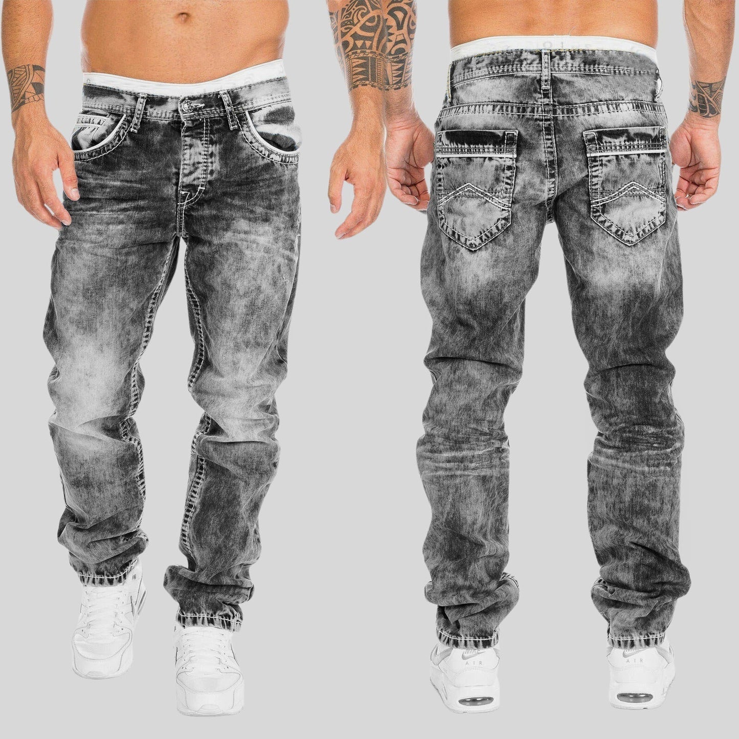 Urban slim-fit jeans trousers for men | Nolan -4