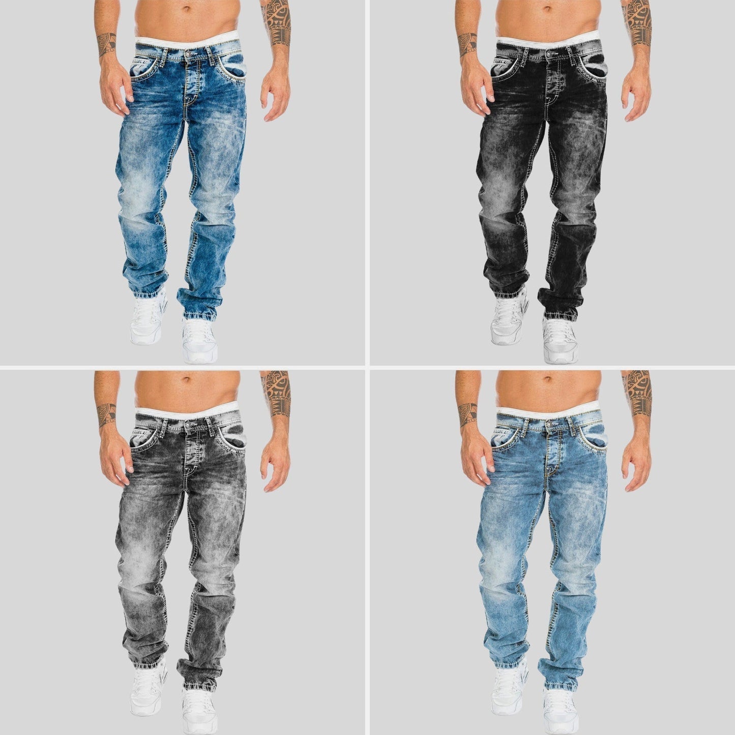 Urban slim-fit jeans trousers for men | Nolan -5
